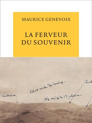 cover image of La ferveur du souvenir